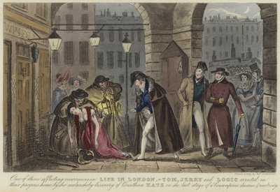 Leven in Londen door Isaac Robert Cruikshank